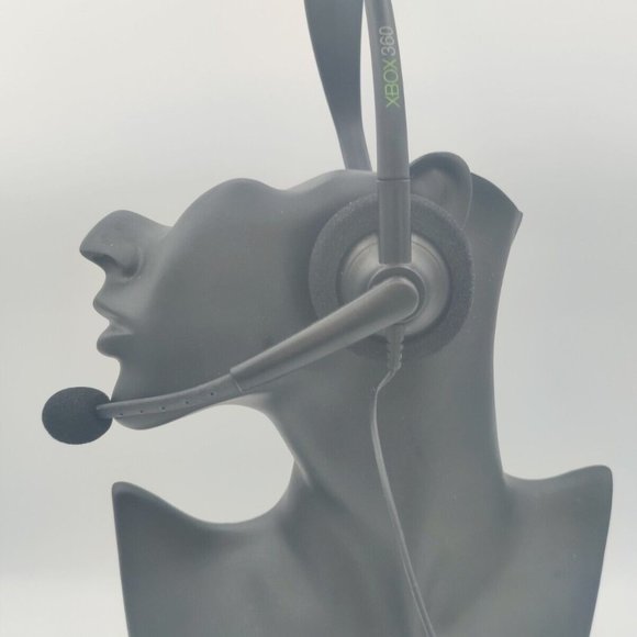 Microsoft Xbox 360 Black Headband Headsets - Picture 1 of 6